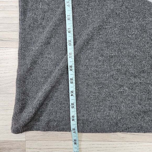 FIRST LOVE Womens Gray Leopard Print Color Block Oversized Sweater Size Small - Picture 7 of 8